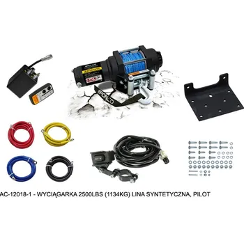 Rybářský naviják BRONCO naviják 2500LBS (1134KG) syntetické lano 4.8mm X 10M, dálkové ovládání (BRONCO naviják 2500LBS (1134KG) syntetické lano 4.8mm X 10M, dálkové ovládání)