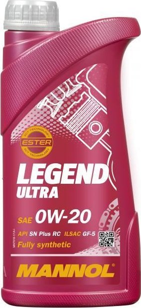 MANNOL motorový olej automobilový 0W20 LEGEND ULTRA SN PLUS RC 1 LITR (7918) (syntetický) (MANNOL motorový olej automobilový 0W20 LEGEND ULTRA SN PLUS RC 1 LITR (7918) (syntetický))
