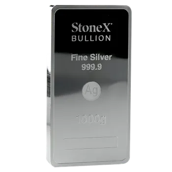 Sběratelství New Zealand Mint Stříbrná mince ve tvaru slitku 1000 g