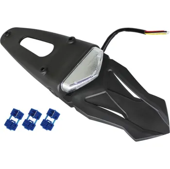 Blatník karosérie PSYCHIC blatník ENDURO zadní univerzální se světlem LED bílá (homologovaný) (PSYCHIC blatník ENDURO zadní univerzální se světlem LED bílá (homologovaný))