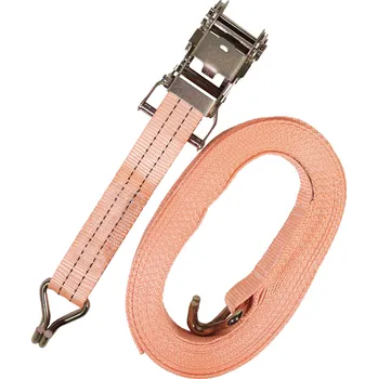 Upínací popruh TOPTRADE pás upínací, s háky a ráčnou, do 2000 kg, 38 mm x 12 m (TOPTRADE pás upínací, s háky a ráčnou, do 2000 kg, 38 mm x 12 m)