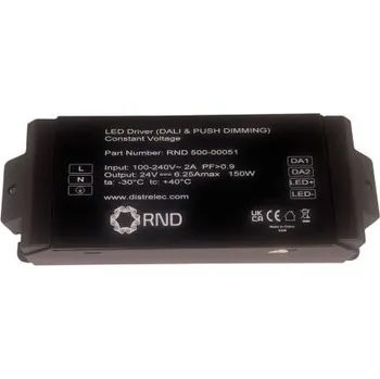 Napájecí zdroj pro osvětlení DALI Dimmable CV LED Driver 150W 24V
