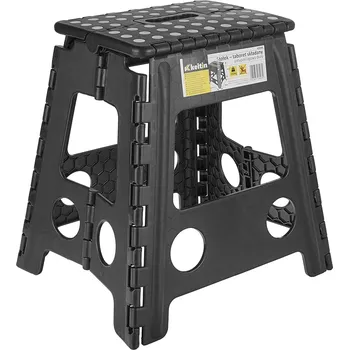 Stolička Protiskluzová skládací stolička, nosnost 150 kg, 32,5x39x40 cm