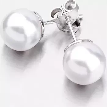 Náušnice Dámské náušnice stříbro 925 perly perlové ze stříbra E2200448-1132-SLX