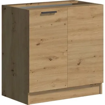 Kuchyňská linka MALLEM, dolní rohová skříňka s dvířky a záslepkou D80 ZAS, artisan + vyzvednutí ZDARMA