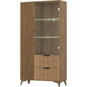 police Vitrína GERTRUDA, dub artisan +možnost VÝNOSU + vyzvednutí ZDARMA