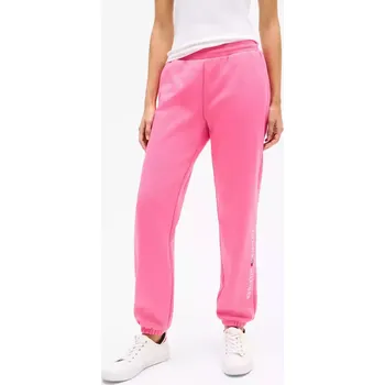 Tommy Hilfiger dámské tepláky Embroidered tmavě růžové S