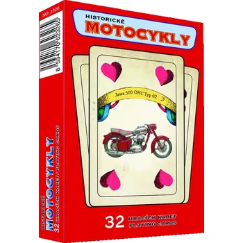 Kvarteto Hrací karty, MOTOCYKLY, 1 bal.