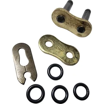 Řetězová sada pro motocykl IRIS spona (článků propojení) řetězu hnacího 525 OR barva zlatá (IRIS spona (článků propojení) řetězu hnacího 525 OR barva zlatá)