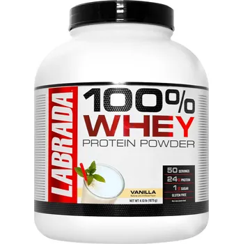 Protein Labrada 100% Whey protein Powder 1875 g Příchuť: vanilka