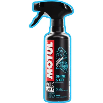 Čistič plastových dílů MOTUL E5 SHINE GO 0,4L (čištění a ochrana laku) rozprašovač (MOTUL E5 SHINE GO 0,4L (čištění a ochrana laku) rozprašovač)