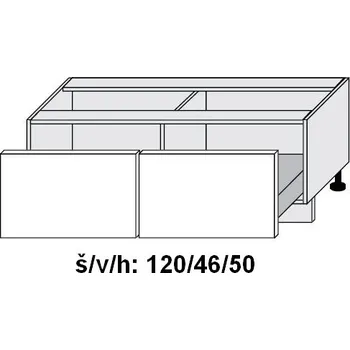 Komoda Dolní skříňka se zásuvkami BONN STONE GREY 120 cm