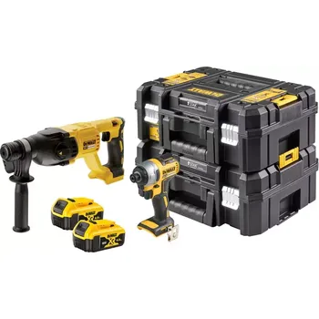DCK2023M2T Aku bezuhlíková kombo sada nářadí 18V 2x4,0 Ah XR DeWALT