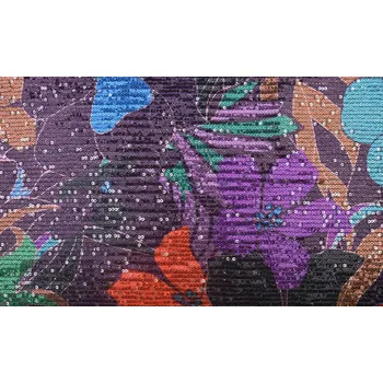 Flitry na tylu se vzorem květin LI221451/6010