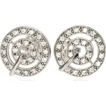 Zlatnictví Helios Náušnice na šroubky se zirkony