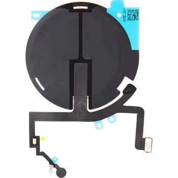 Flex kabel s LED bleskem a mikrofonem pro Apple iPhone 14 - bílý - kvalita A+