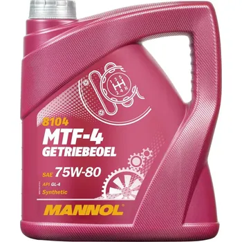 Ložisko převodovky MANNOL MTF-4 GETRIEBEOEL 75W80 API GL4 - olej převodový syntetický 4L (75W-80) (MANNOL MTF-4 GETRIEBEOEL 75W80 API GL4 - olej převodový syntetický 4L (75W-80))