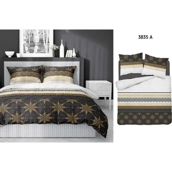 Povlečení Detexpol Bavlněné povlečení Maroko žlutá 3835A 140x200, 70x80