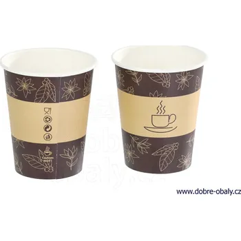 Jednorázové nádobí Biodegradabilní kelímek LOVE NATURE 250 ml (0,2 l) - Biodegrada