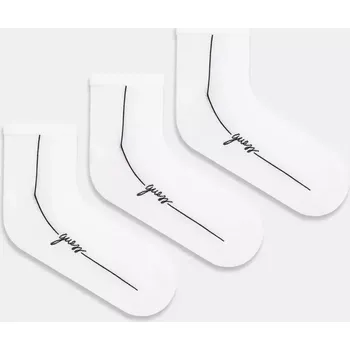 Pánské ponožky Ponožky Guess 3-pack dámské, bílá barva, O4YG06 KBZU0 O4YG06.KBZU0 00X, vel. 39-42