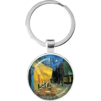 Klíčenka s motivem Van Gogh děl | stylová klíčenka, přívěsek na klíče - 10