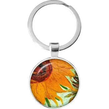 Klíčenka s motivem Van Gogh děl | stylová klíčenka, přívěsek na klíče - 31