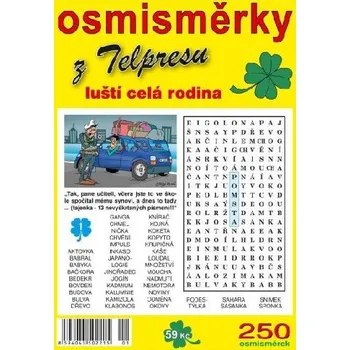 Kniha Osmisměrky z Telpresu luští celá rodina 2/2023 - 250 osmisměrek - Telpres