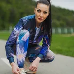 TERMOVEL Dámská mikina BLUE FLOWER VELIKOST: XL