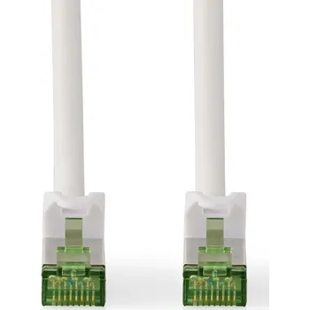 Síťový kabel Nedis síťový kabel Cat 7 PiMF, zástrčka RJ45 - zástrčka RJ45, 2 m, bílá (CCGB85420WT20)