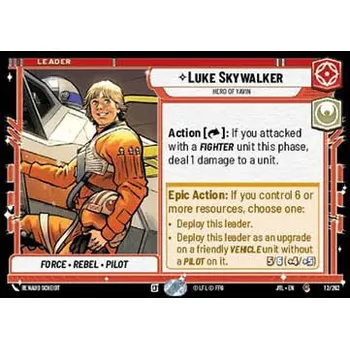 Karetní hra Luke Skywalker, Hero of Yavin 012/202 - Jump to Lightspeed Typ karty: Standard