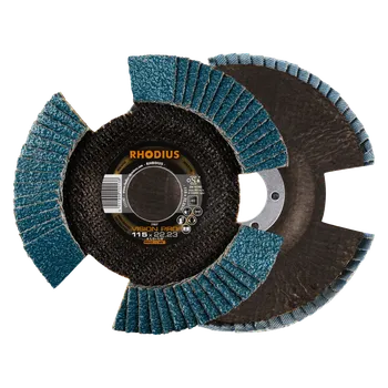 Brusný kotouč RHODIUS Lamelový brusný kotouč VISION PRO 5 ks PACK 115 x 22,23 P40 PROline
