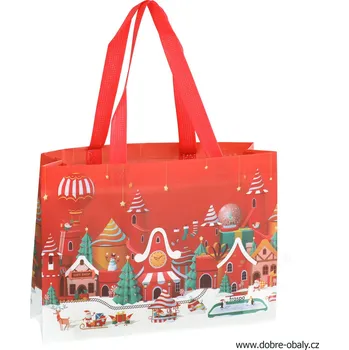 Nákupní taška Vánoční taška na opakované použití ULTRA MINI - Jarmark