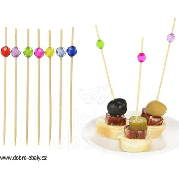 Příbor Bambusové bodce PERLA, 100 ks