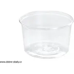 Miska plastová kulatá 300 ml čirá PP - Miska plastová kulatá 300