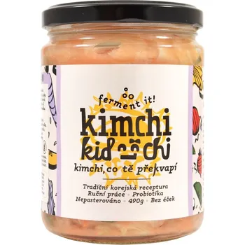 konzervovaná zelenina Fermentit Kimchi Kid-chi bílé, 490 g
