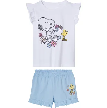 Dívčí pyžamo s kraťasy, z čisté bavlny (Peanuts, 98/104)