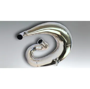 Výfuk pro motocykl DEP PIPES ARMOURED difuzor/komora/rezonanční trubice poniklovaná (FRONT EXHAUST PIPE NICKEL): KAWASAKI KX 250 05-19 (zesílený 1,2mm) (DEP PIPES ARMOURED difuzor/komora/rezonanční trubice poniklovaná (FRONT EXHAUST PIPE NICKEL): KAWASAKI KX 250 05-19)