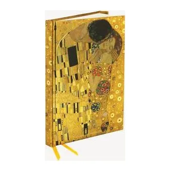 Cizojazyčná kniha Zápisník Gustav Klimt: The Kiss (Foiled Journal)