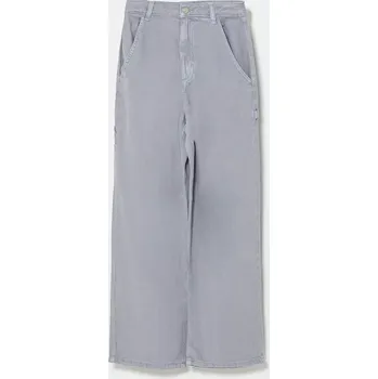 Chlapecké kalhoty Dětské kalhoty United Colors of Benetton fialová barva, hladké, 41AQCE03W 41AQCE03W.G.Seasonal 94X, vel. 150