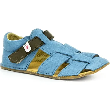 Dívčí sandály EF Barefoot Ef modré barefoot sandály Velikost boty (EU): 29, Vnitřní délka boty: 185, Vnitřní šířka boty: 76