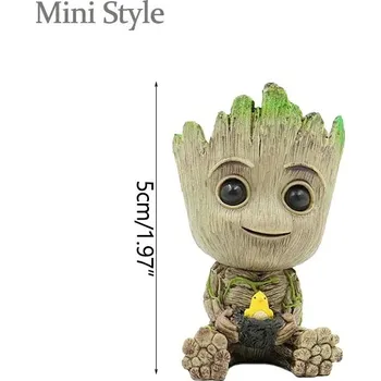 Květináč Mini květináč a figurka groot pro děti i fanoušky | dekorace, dárek - mini květináč f