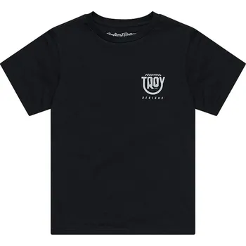 Oblečení a móda tričko krátký rukáv dětské TROY LEE DESIGNS SMILEY BLACK (72476600) - XL