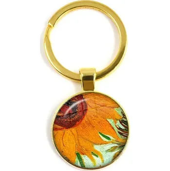 Klíčenka s motivem Van Gogh děl | stylová klíčenka, přívěsek na klíče - 32