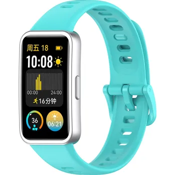 Příslušenství k chytrým hodinkám 4wrist Silikonový řemínek pro Huawei Watch Band 10, 9, 8 - Turquoise + 2 měsíce na vrácení zboží