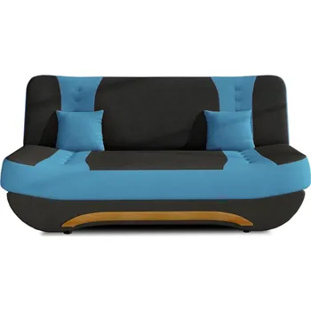 Pohovka Pohovka NECTON 03, černá látka/modrá látka + vyzvednutí ZDARMA