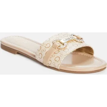 Dámské žabky GUESS dámské pantofle, nazouváky Lamera béžové 41