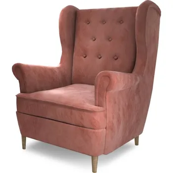 Křeslo Křeslo ORBEA, růžová látka + vyzvednutí ZDARMA