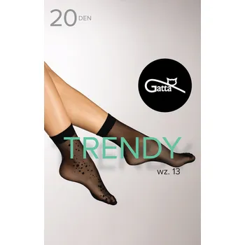 Dámské punčochy Gatta ponožky Trendy 13 - černá, UNI