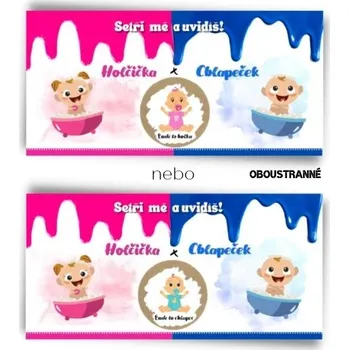 vzpomínkový odlitek Los oznámení pohlaví holčička nebo chlapeček čekáme miminko: Holčička