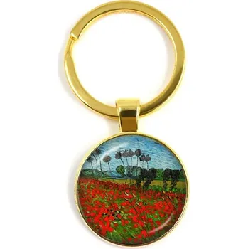 Klíčenka s motivem Van Gogh děl | stylová klíčenka, přívěsek na klíče - 5